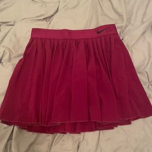 cherry-purple nike tennis skirt